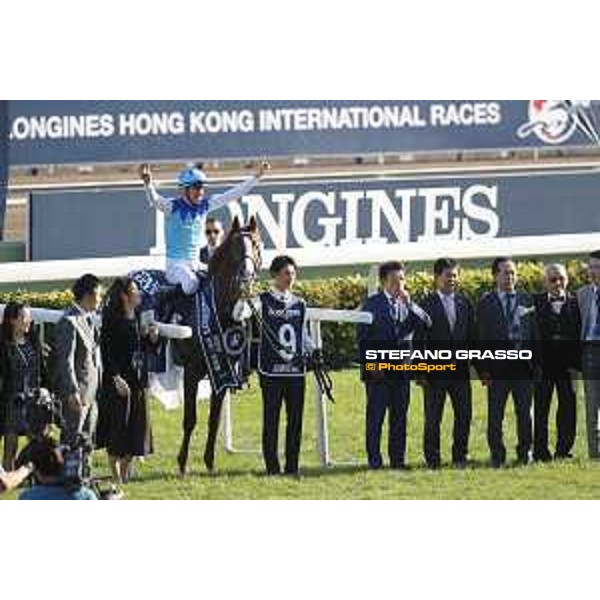 LHKIR 2019 - Longines Hong Kong Mile - Cristophe Soumillon on Admire Mars - Hong Kong, Sha Tin Racecourse - 8 December 2019 - ph.Stefano Grasso/Longines
