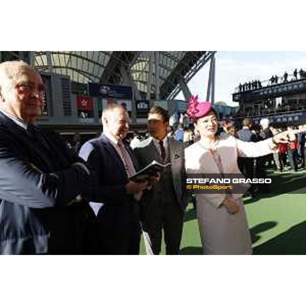 LHKIR 2019 - Longines Hong Kong Cup - Walter von Kanel, winfried engelbrecht-bresges,Aaron Kwok,Karen Au-Yeung Hong Kong, Sha Tin Racecourse - 8 December 2019 - ph.Stefano Grasso/Longines
