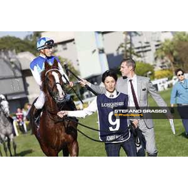 LHKIR 2019 - Longines Hong Kong Mile - Cristophe Soumillon on Admire Mars - Hong Kong, Sha Tin Racecourse - 8 December 2019 - ph.Stefano Grasso/Longines