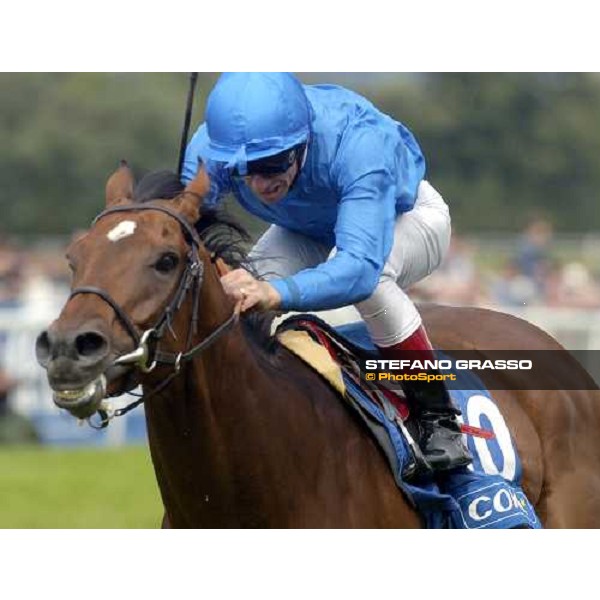 Class, and power as Refuse to Bend wins the Eclipse under Frankie Dettori pic bill Selwyn 3-7-04