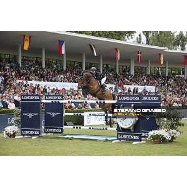LGCT of Madrid - Grand Prix - Emily Moffitt (GBR) on Winning Good - Madrid, - 18 May 2019 - ph.Stefano Grasso/LGCT