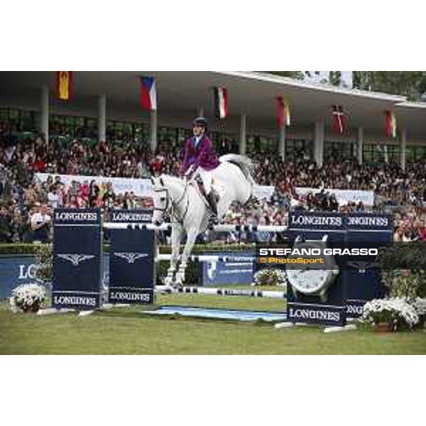 LGCT of Madrid - Grand Prix - Luciana Diniz (POR) on Vertigo du Desert - Madrid, - 18 May 2019 - ph.Stefano Grasso/LGCT