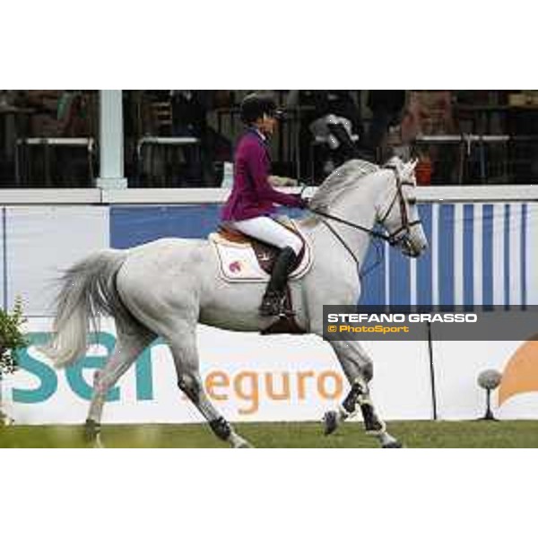 LGCT of Madrid - Grand Prix - Luciana Diniz (POR) on Vertigo du Desert - Madrid, - 18 May 2019 - ph.Stefano Grasso/LGCT