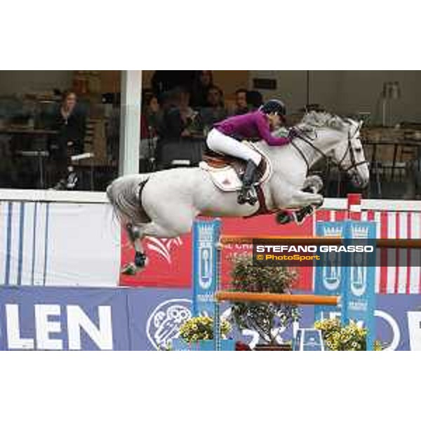 LGCT of Madrid - Grand Prix - Luciana Diniz (POR) on Vertigo du Desert - Madrid, - 18 May 2019 - ph.Stefano Grasso/LGCT