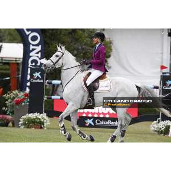 LGCT of Madrid - Grand Prix - Luciana Diniz (POR) on Vertigo du Desert - Madrid, - 18 May 2019 - ph.Stefano Grasso/LGCT