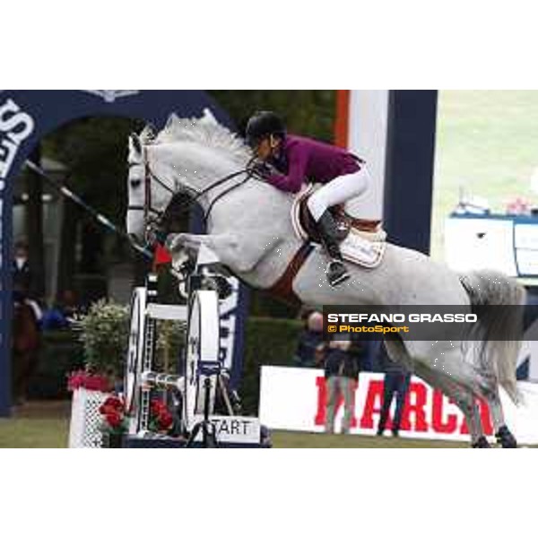 LGCT of Madrid - Grand Prix - Luciana Diniz (POR) on Vertigo du Desert - Madrid, - 18 May 2019 - ph.Stefano Grasso/LGCT