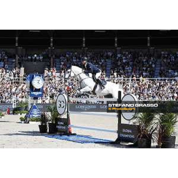 LGCT of Stockholm - Class 5 - Denis Lynch (IRL) on Hector van d\'Abdijhoeve - Stockholm, Olympic Stadium - 15 June 2019 - ph.Stefano Grasso/LGCT