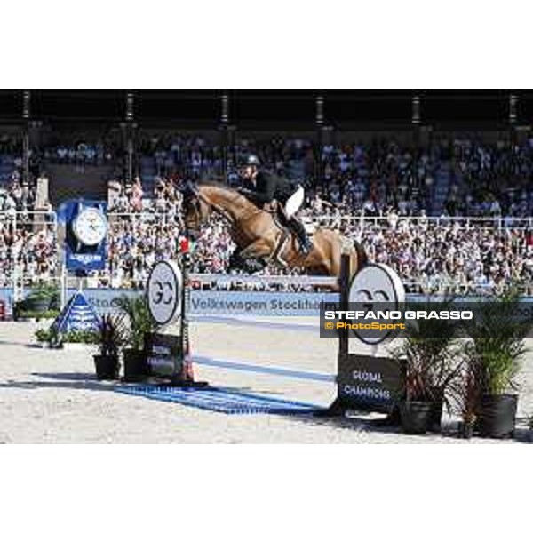 LGCT of Stockholm - Class 5 - Johan Sebastian Gulliksen (NOR) on Exit of Ice Z - Stockholm, Olympic Stadium - 15 June 2019 - ph.Stefano Grasso/LGCT