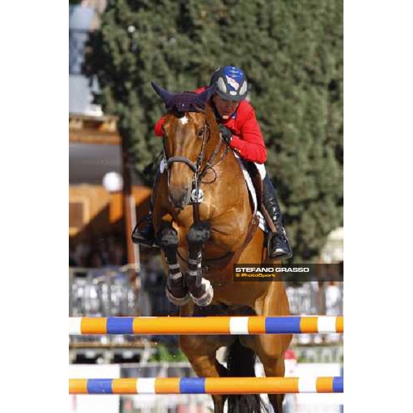 Lauren Hough jumps on Quick Study and goes to win he Meydan Fei Nations Cup Rome, 29th may 2009 ph. Stefano Grasso