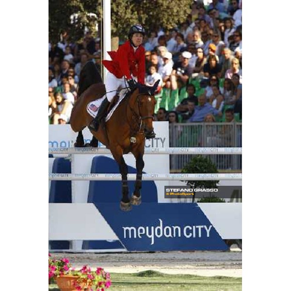 Lauren Hough jumps on Quick Study and goes to win the Meydan Fei Nations Cup Rome, 29th may 2009 ph. Stefano Grasso