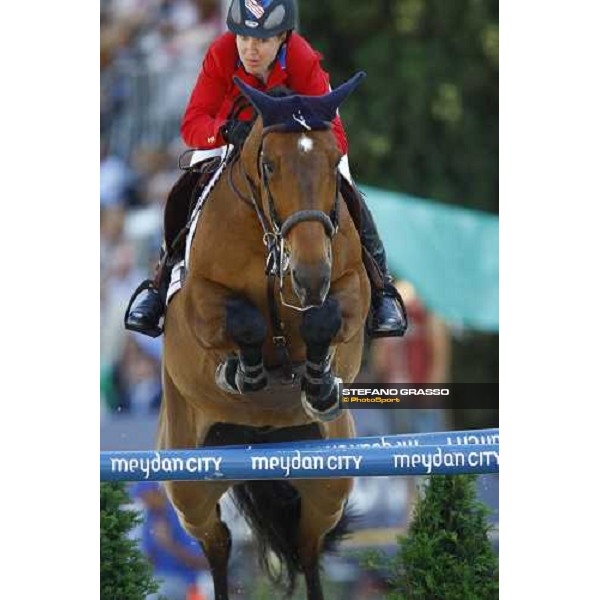 Lauren Hough on Quick Study jumps and goes to win the Meydan Fei Nations Cup Rome, 29th may 2009 ph. Stefano Grasso