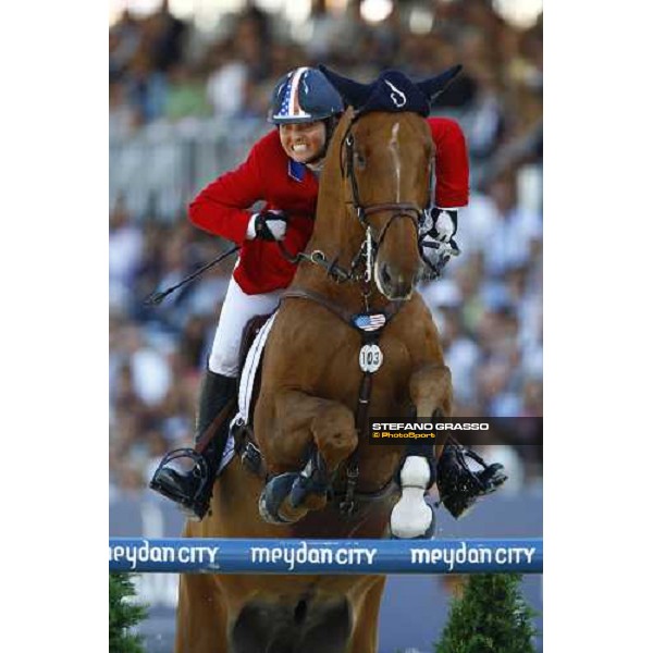 Ashlee Bond jumps on Cadett 7 and goes to win the Meydan Fei Nations Cup Rome, 29th may 2009 ph. Stefano Grasso