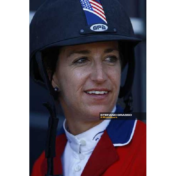 a close up for Laura Kraut winner of the Meydan Fei Nations Cup Rome, 29th may 2009 ph. Stefano Grasso