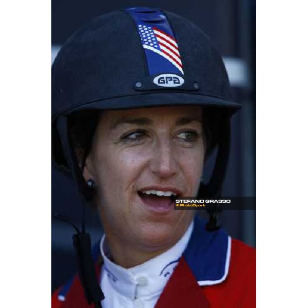 a close up for Laura Kraut winner of the Meydan Fei Nations Cup Rome, 29th may 2009 ph. Stefano Grasso