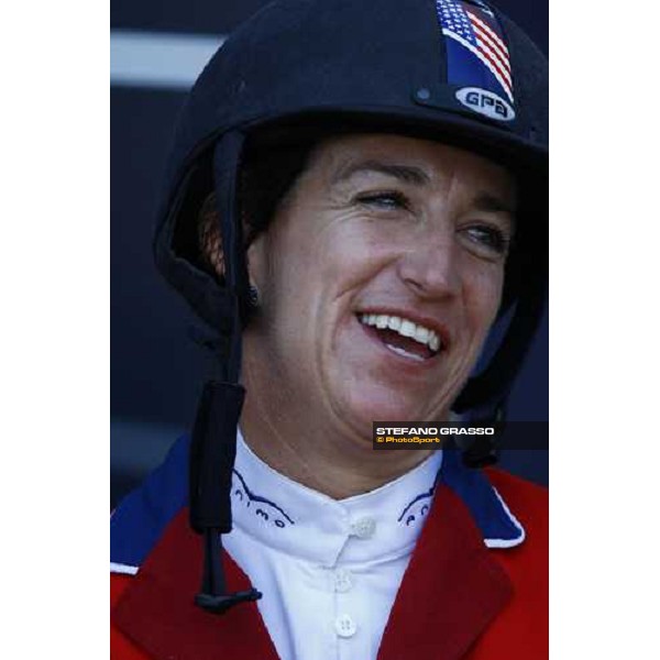 a close up for Laura Kraut winner of the Meydan Fei Nations Cup Rome, 29th may 2009 ph. Stefano Grasso