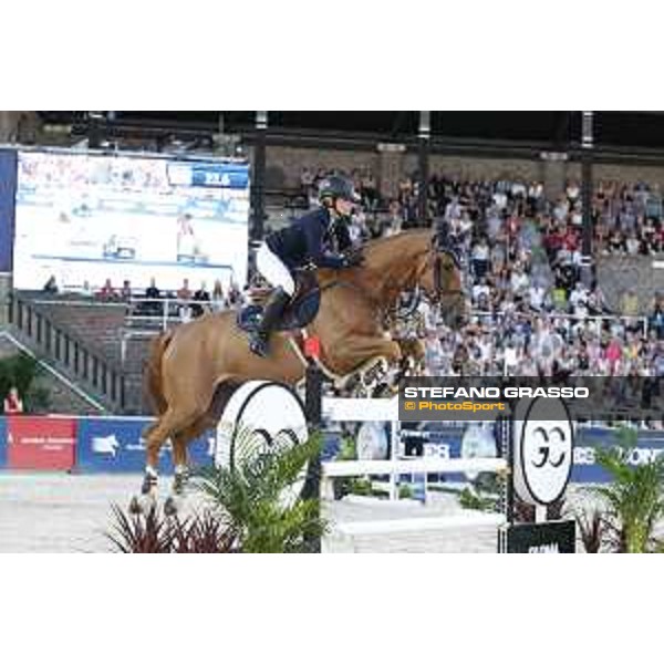 LGCT of Stockholm - Grand Prix - Jacob Hellstrom (SWE) on Jus D\'Orange van\'T Bisthof - Stockholm, Olympic Stadium - 15 June 2019 - ph.Stefano Grasso/LGCT