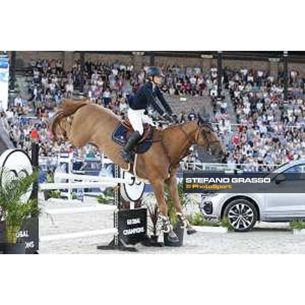 LGCT of Stockholm - Grand Prix - Jacob Hellstrom (SWE) on Jus D\'Orange van\'T Bisthof - Stockholm, Olympic Stadium - 15 June 2019 - ph.Stefano Grasso/LGCT