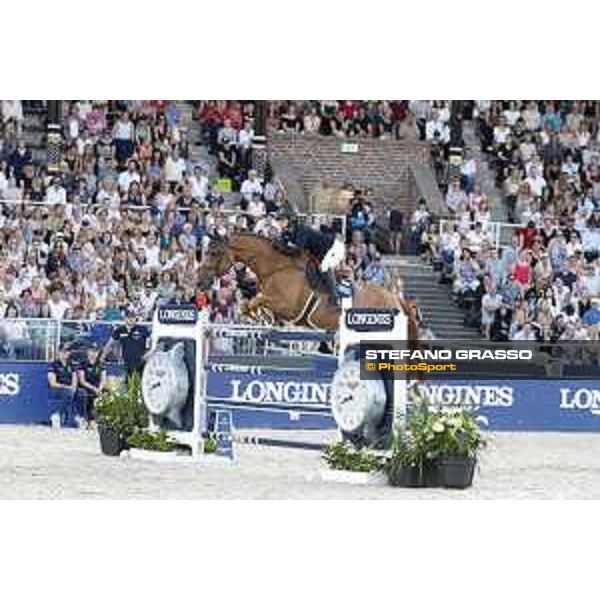LGCT of Stockholm - Grand Prix - Jacob Hellstrom (SWE) on Jus D\'Orange van\'T Bisthof - Stockholm, Olympic Stadium - 15 June 2019 - ph.Stefano Grasso/LGCT