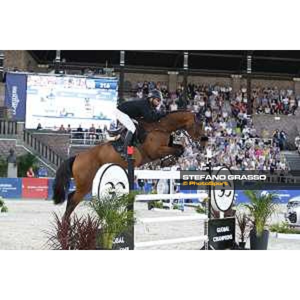 LGCT of Stockholm - Grand Prix - Jacob Hellstrom (SWE) on Jus D\'Orange van\'T Bisthof - Stockholm, Olympic Stadium - 15 June 2019 - ph.Stefano Grasso/LGCT
