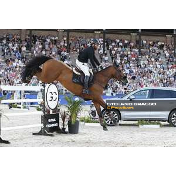 LGCT of Stockholm - Grand Prix - Jacob Hellstrom (SWE) on Jus D\'Orange van\'T Bisthof - Stockholm, Olympic Stadium - 15 June 2019 - ph.Stefano Grasso/LGCT