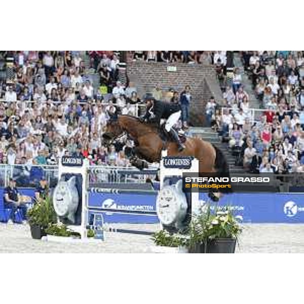 LGCT of Stockholm - Grand Prix - Jacob Hellstrom (SWE) on Jus D\'Orange van\'T Bisthof - Stockholm, Olympic Stadium - 15 June 2019 - ph.Stefano Grasso/LGCT