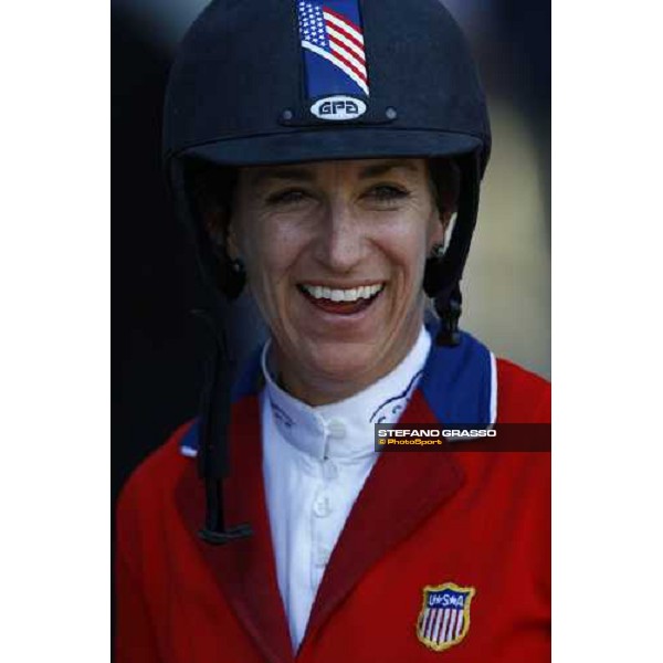 a close up for Laura Kraut winner of the Meydan Fei Nations Cup Rome, 29th may 2009 ph. Stefano Grasso