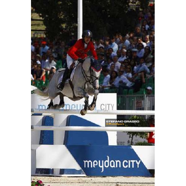 Laura Kraut on Cedric jumps and goes to win the Meydan Fei Nations Cup Rome, 29 may 2009 ph. Stefano Grasso