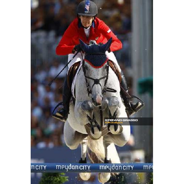 Laura Kraut on Cedric jumps and goes to win the Meydan Fei Nations Cup Rome, 29th may 2009 ph. Stefano Grasso
