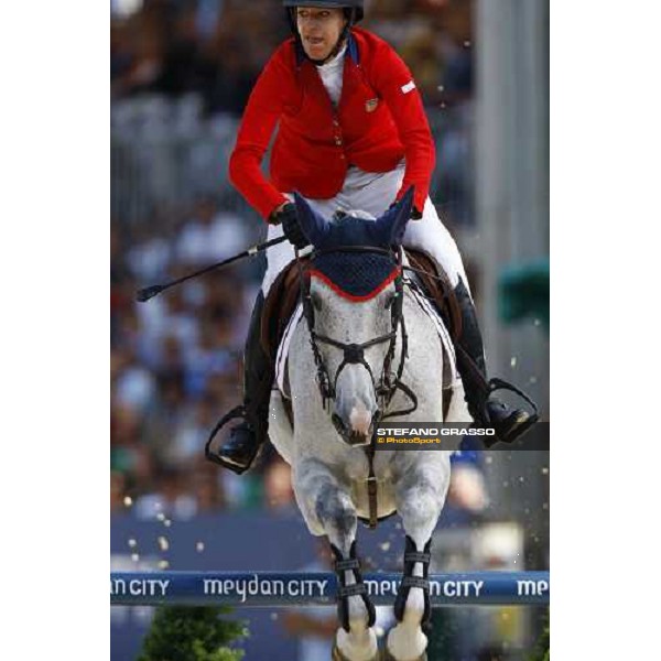 Laura Kraut on Cedric jumps and goes to win the Meydan Fei Nations Cup Rome, 29th may 2009 ph. Stefano Grasso
