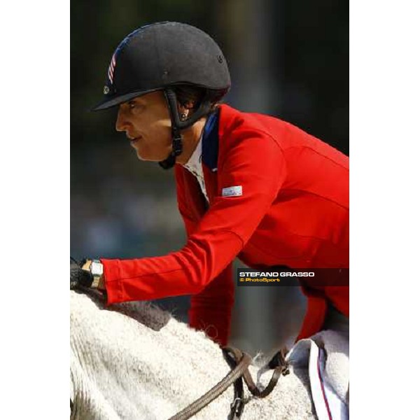 a close up for Laura Kraut on Cedric winners of the Meydan Fei Nations Cup Rome, 29th may 2009 ph. Stefano Grasso
