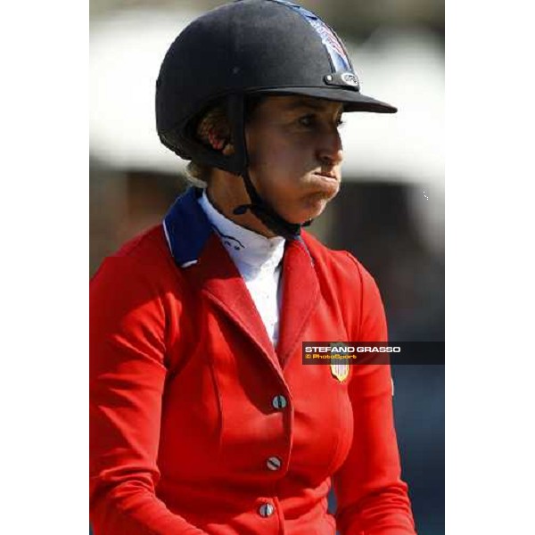 a close up for Laura Kraut on Cedric winners of the Meydan Fei Nations Cup Rome, 29th may 2009 ph. Stefano Grasso