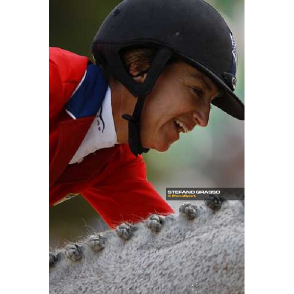 a close up for Laura Kraut on Cedric winners of the Meydan Fei Nations Cup Rome, 29th may 2009 ph. Stefano Grasso