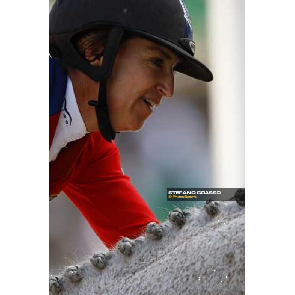 a close up for Laura Kraut on Cedric winners of the Meydan Fei Nations Cup Rome, 29th may 2009 ph. Stefano Grasso