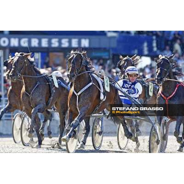 Pekka Korpi with Express Merett wins the Sweden Cup Casino Cosmopol Stockholm - Solvalla, 30th may 2009 ph.Stefano Grasso