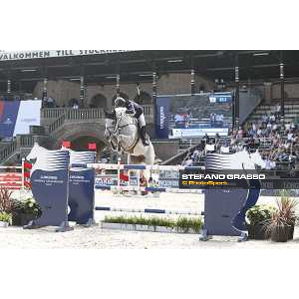 LGCT of Stockholm - Class 10 - Michael Whitaker (GBR) on Valmy de la Lande - Stockholm, Olympic Stadium - 16 June 2019 - ph.Stefano Grasso/LGCT