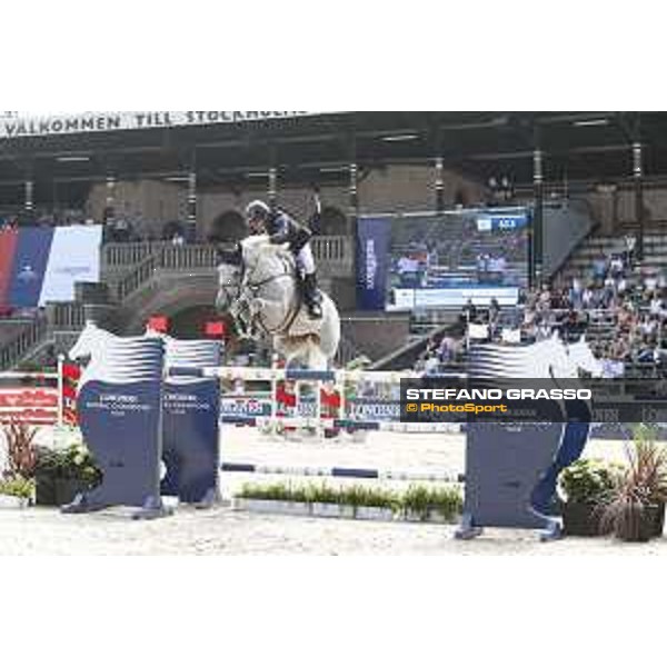 LGCT of Stockholm - Class 10 - Michael Whitaker (GBR) on Valmy de la Lande - Stockholm, Olympic Stadium - 16 June 2019 - ph.Stefano Grasso/LGCT