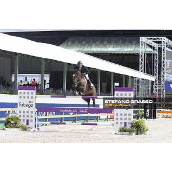 LGCT of Stockholm - Class 10 - Fredrik Spetz (SWE) on Dustin - Stockholm, Olympic Stadium - 16 June 2019 - ph.Stefano Grasso/LGCT