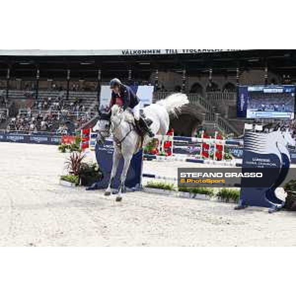 LGCT of Stockholm - Class 10 - Michael Whitaker (GBR) on Valmy de la Lande - Stockholm, Olympic Stadium - 16 June 2019 - ph.Stefano Grasso/LGCT