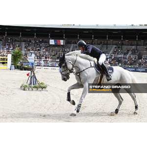 LGCT of Stockholm - Class 10 - Michael Whitaker (GBR) on Valmy de la Lande - Stockholm, Olympic Stadium - 16 June 2019 - ph.Stefano Grasso/LGCT