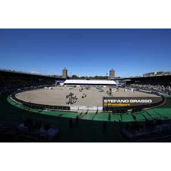 LGCT of Stockholm - general view, arena view, panoramic view, public, crowd, full house, packed grandstand, full vip lounge - Stockholm, Olympic Stadium - 14 June 2019 - ph.Stefano Grasso/LGCT