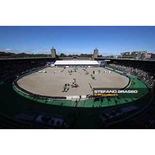 LGCT of Stockholm - general view, arena view, panoramic view, public, crowd, full house, packed grandstand, full vip lounge - Stockholm, Olympic Stadium - 14 June 2019 - ph.Stefano Grasso/LGCT
