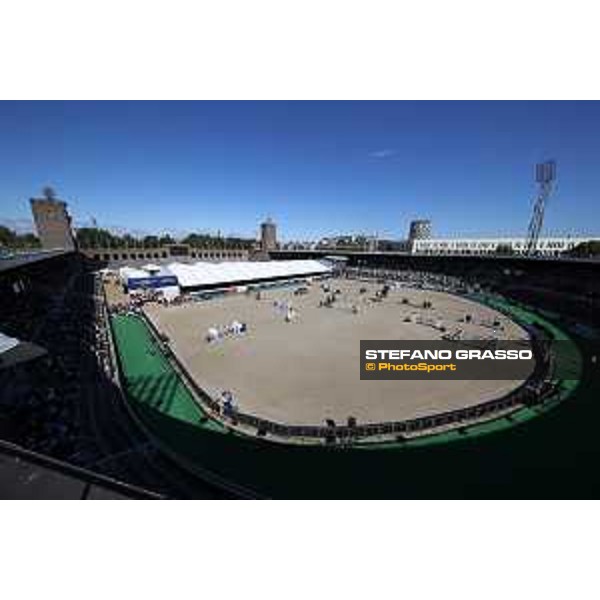 LGCT of Stockholm - general view, arena view, panoramic view, public, crowd, full house, packed grandstand, full vip lounge - Stockholm, Olympic Stadium - 14 June 2019 - ph.Stefano Grasso/LGCT