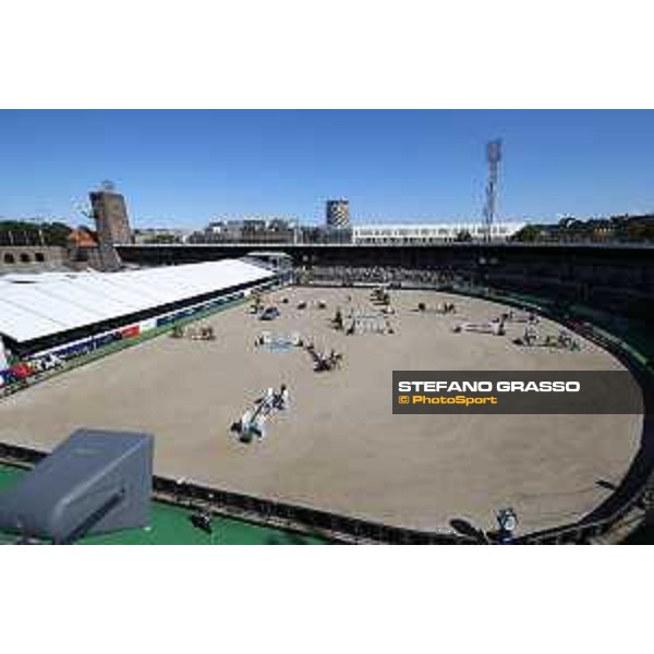 LGCT of Stockholm - general view, arena view, panoramic view, public, crowd, full house, packed grandstand, full vip lounge - Stockholm, Olympic Stadium - 14 June 2019 - ph.Stefano Grasso/LGCT