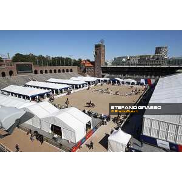 LGCT of Stockholm - general view, arena view, panoramic view, public, crowd, full house, packed grandstand, full vip lounge - Stockholm, Olympic Stadium - 14 June 2019 - ph.Stefano Grasso/LGCT