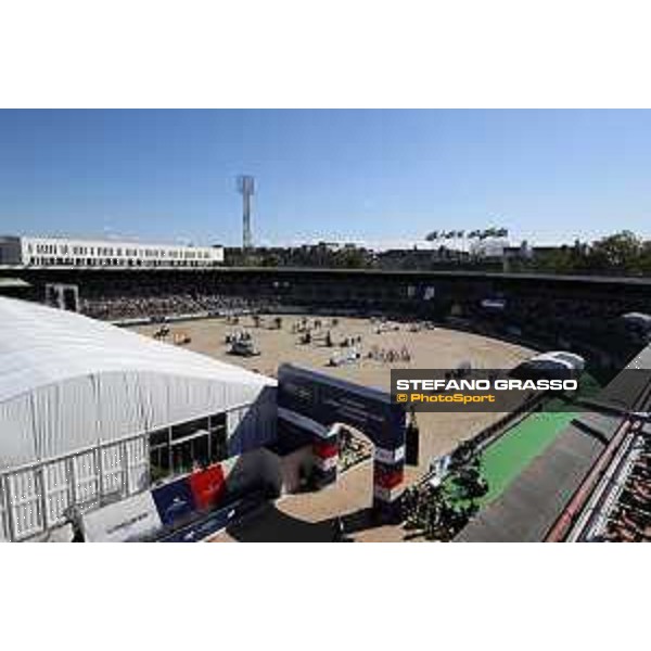 LGCT of Stockholm - general view, arena view, panoramic view, public, crowd, full house, packed grandstand, full vip lounge - Stockholm, Olympic Stadium - 14 June 2019 - ph.Stefano Grasso/LGCT