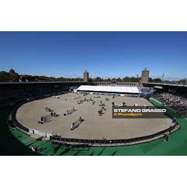 LGCT of Stockholm - general view, arena view, panoramic view, public, crowd, full house, packed grandstand, full vip lounge - Stockholm, Olympic Stadium - 14 June 2019 - ph.Stefano Grasso/LGCT
