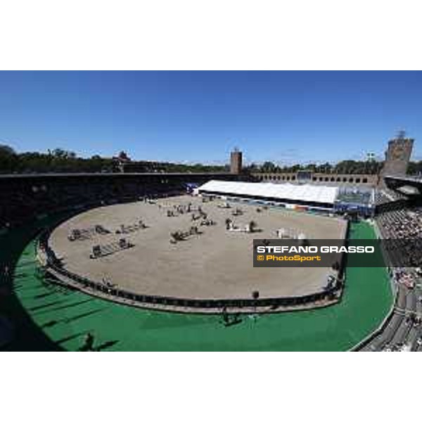 LGCT of Stockholm - general view, arena view, panoramic view, public, crowd, full house, packed grandstand, full vip lounge - Stockholm, Olympic Stadium - 14 June 2019 - ph.Stefano Grasso/LGCT