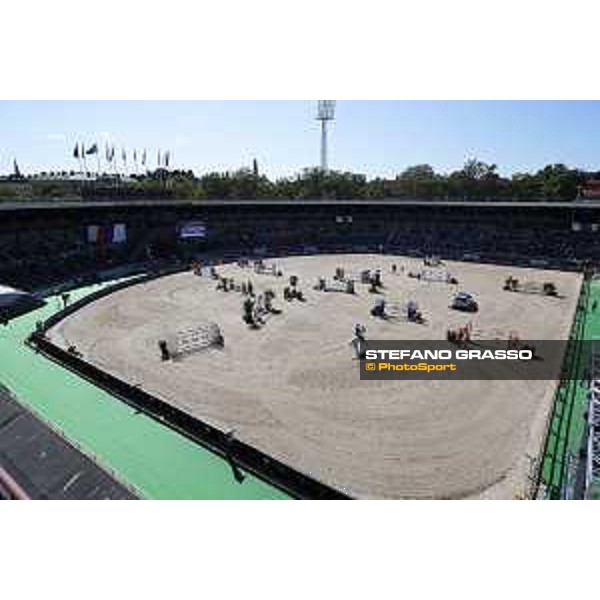 LGCT of Stockholm - general view, arena view, panoramic view, public, crowd, full house, packed grandstand, full vip lounge - Stockholm, Olympic Stadium - 14 June 2019 - ph.Stefano Grasso/LGCT