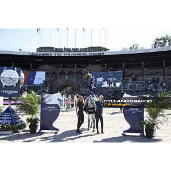 LGCT of Stockholm - Prize giving ceremony - Malin Baryard (SWE) - Stockholm, Olympic Stadium - 14 June 2019 - ph.Stefano Grasso/LGCT