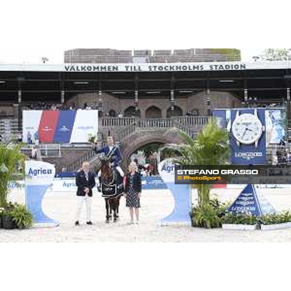 LGCT of Stockholm - Prize giving ceremony - Peder Fredricson (SWE) - Stockholm, Olympic Stadium - 16 June 2019 - ph.Stefano Grasso/LGCT